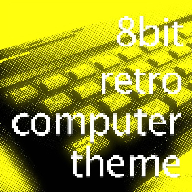 8bit Retro Computer Theme