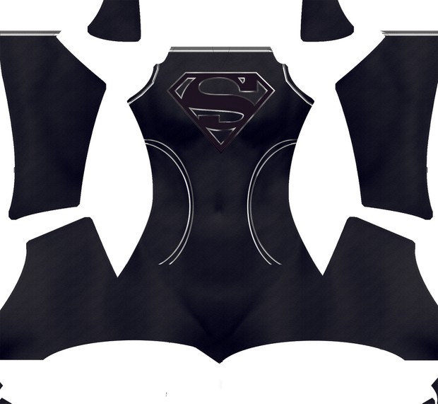 Dark Supergirl Dye-sub Pattern