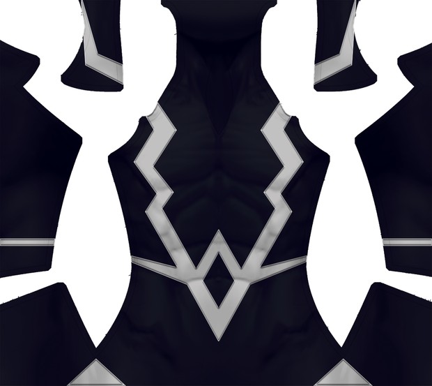Black Bolt Dye-Sub Pattern