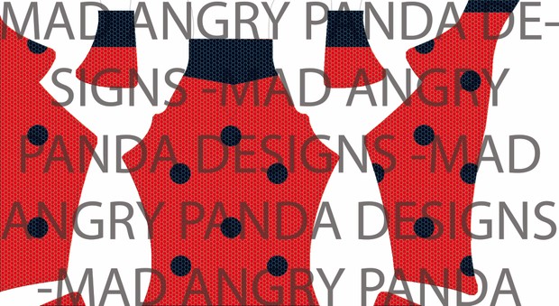 Miraculous Ladybug Dye-Sub Digital Pattern (w/ no muscle shading)