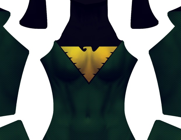 Jean Grey / Phoenix (green version) Dye-Sub Digital Pattern