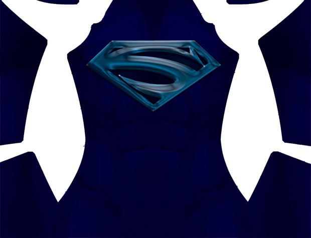 Superman Lives (blue) Dye-Sub Pattern