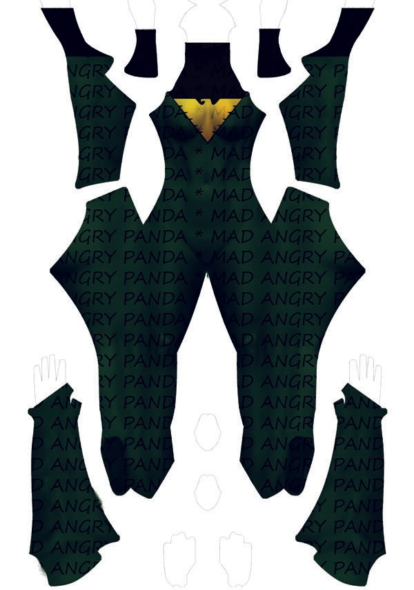Jean Grey / Phoenix (green version) Dye-Sub Digital Pattern
