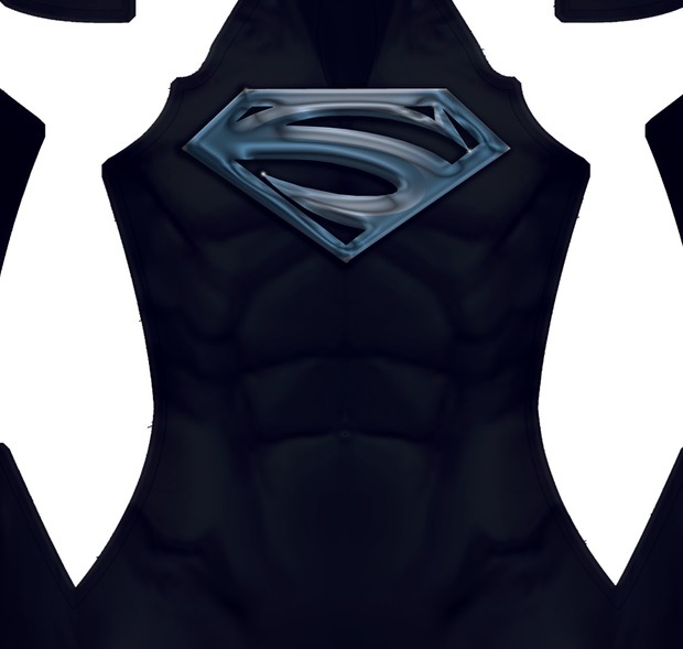 Superman Lives (black) Dye-Sub Pattern