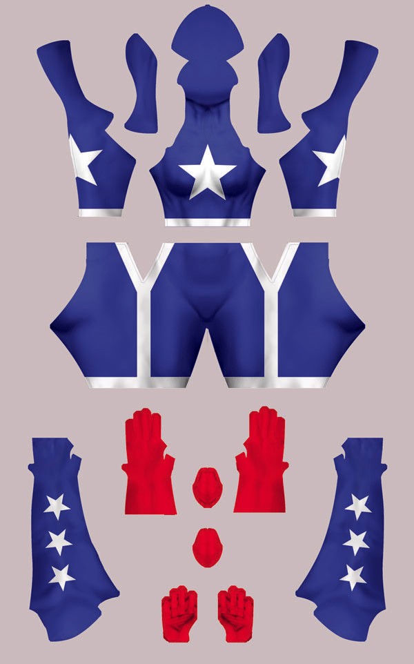 StarGirl Dye-Sub Pattern