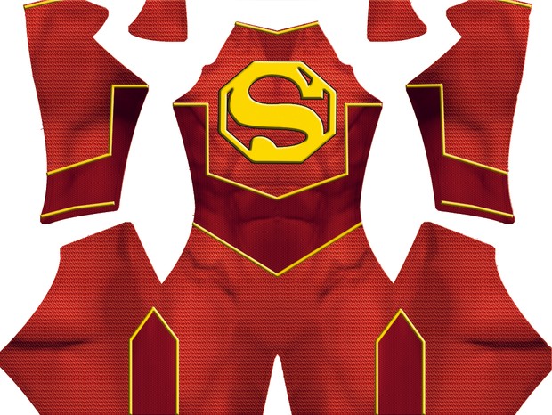 The NEW Super-Man Dye-Sub Pattern ....aka Chinese Superman