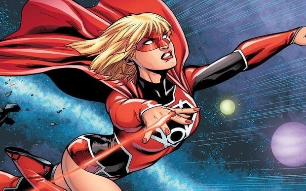 The Red Daughter of Krypton Dye-Sub Pattern......aka Red Lantern Supergirl