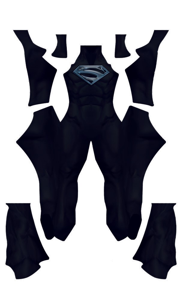 Superman Lives (black) Dye-Sub Pattern