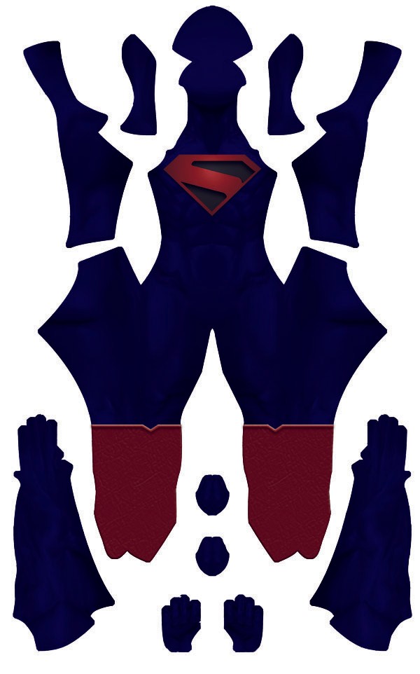 Kingdom Come Superman Dye-Sub Pattern