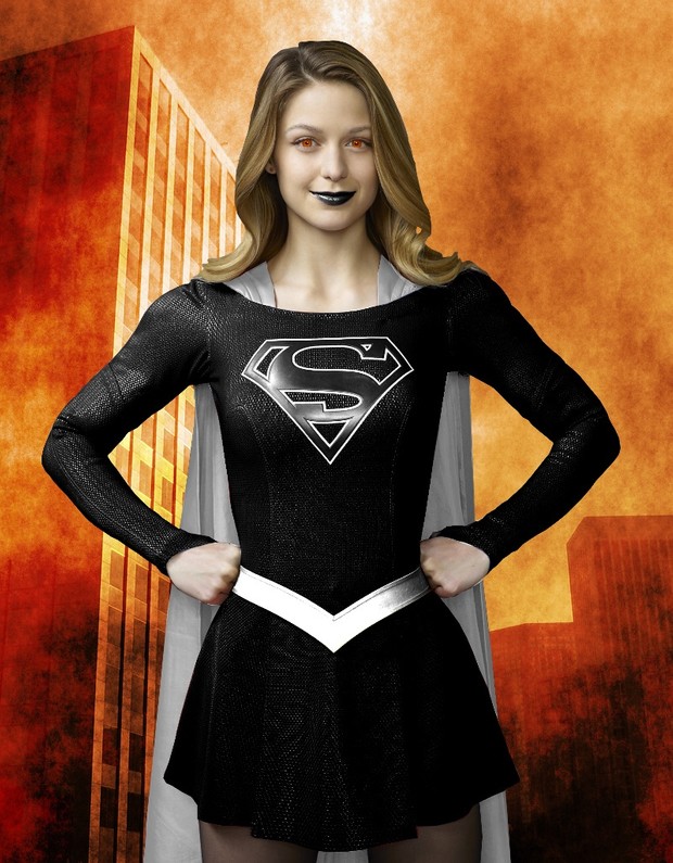 Dark Supergirl Dye-sub Pattern