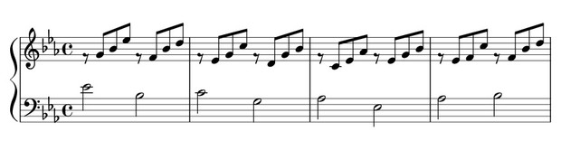 82-CANON PACHEBELL LEVER HARP - MUSCORE 2017 --HARPSICLE FRIENDLY -