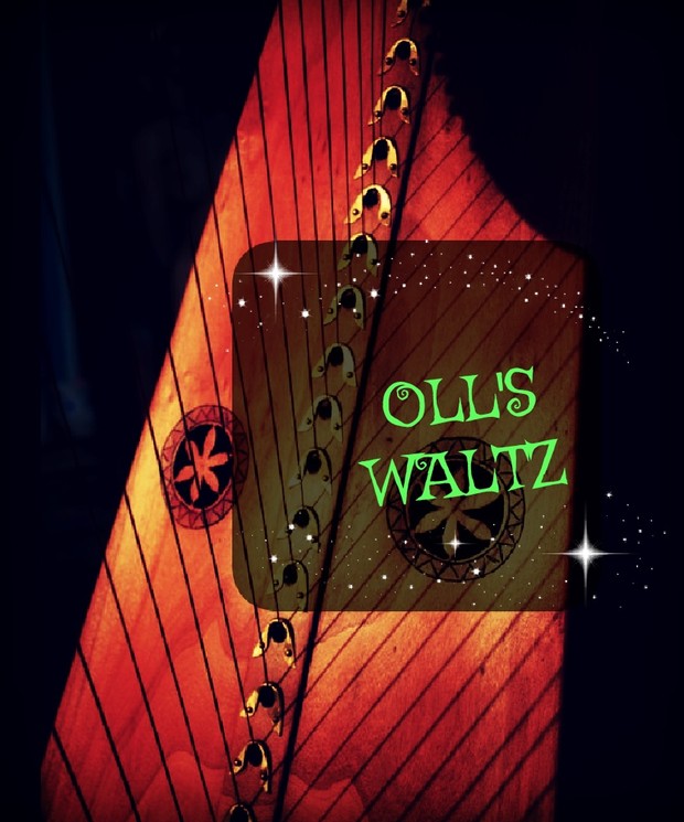 91-OLS WALTZ FOR LEVER HARP DUET -S27 & S34- HARPSICLE