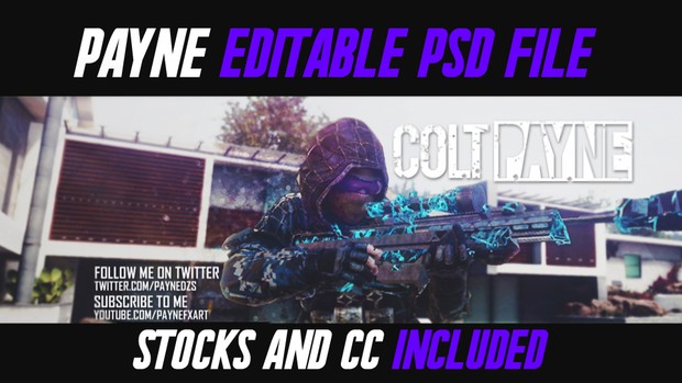 Colt Payne Banner PSD