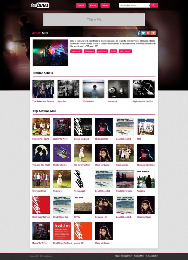 YouTunes - MP3 Music Video Search Engine