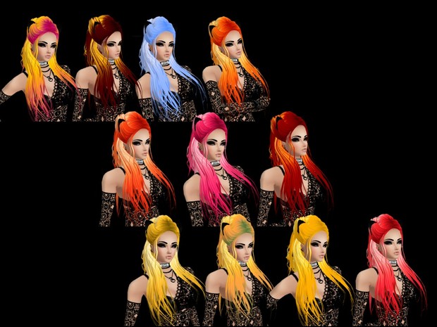 HAIR TEXTURES #1 -- Candy Coated