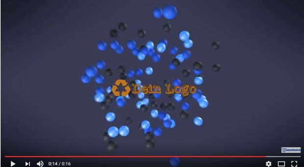 Intro Logo Video balls dein logo