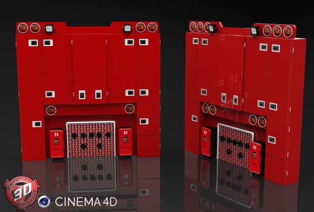 3D BackCabin Cabinets Pack