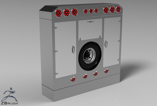 3D Backcabin Cabinets
