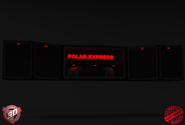 3D Polar Express Cabinets
