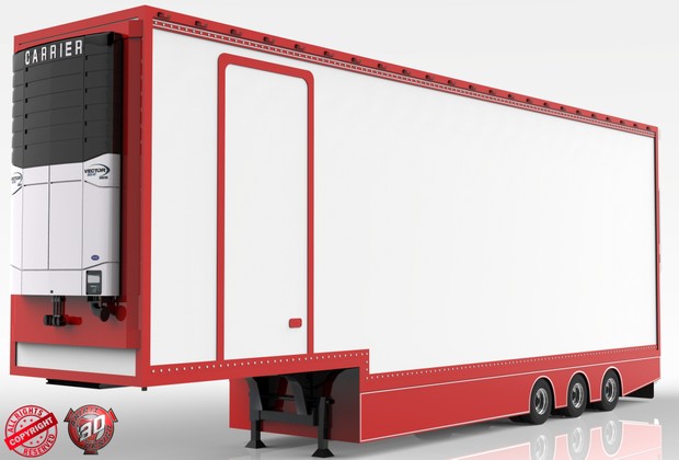 3D NewStyle DoubldeDecker Trailer V1