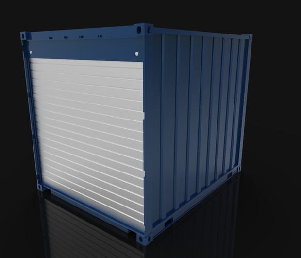 3D container 10ft size general model