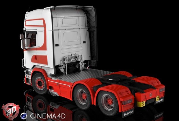 3D Scania R620 V8 Streamline