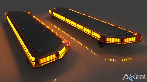 3D Model Strobe Led Beacon 3 Pack Offer
