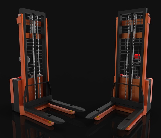 3D model forklift