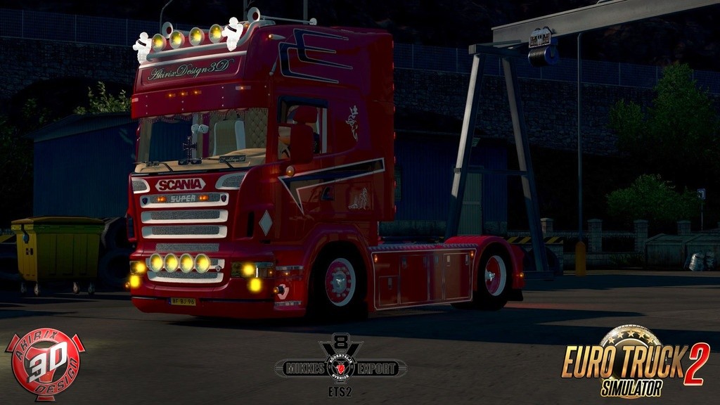 ETS2 Scania 4x2 R500 V8 Holland - AkirixDesign3DStudio