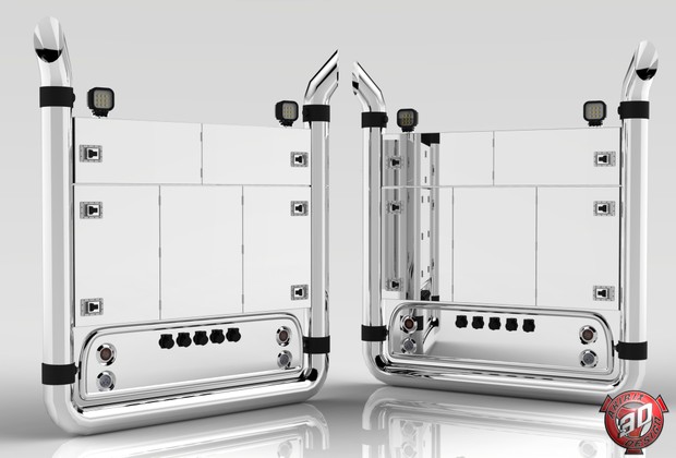 3D BackCabin Pipes With Lockers V2