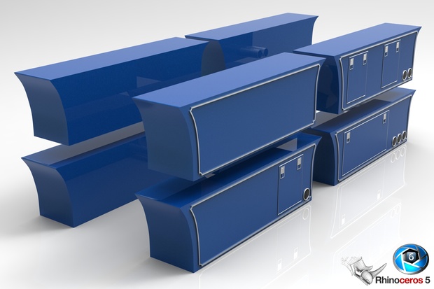3D Sidepanel Boxes for Trucks Pack