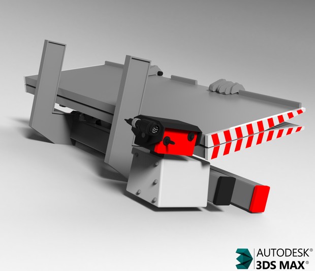 3D Dhollandia Tail Lift Model