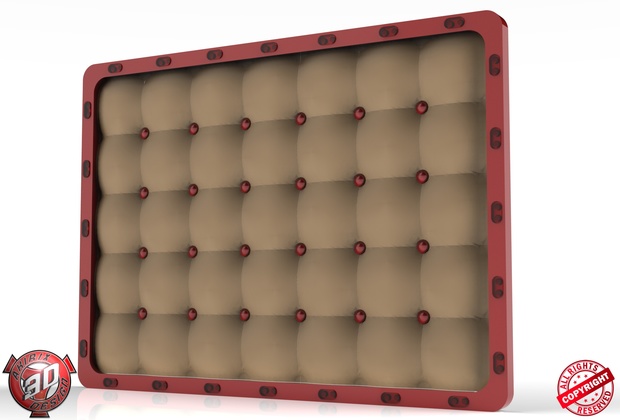 3D Custom Leather Panel