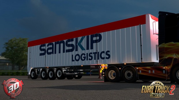 ETS2 4 Axled Bodex Trailer Model