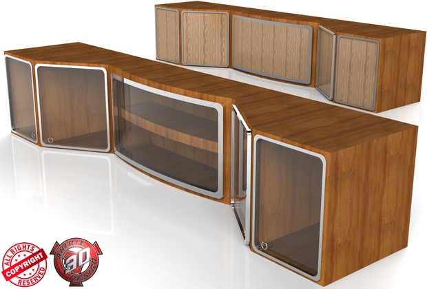 3D Interior Cabinets Pack