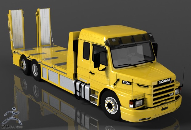 3D Scania 113H Recovery Truck