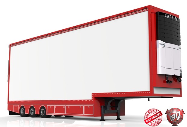 3D NewStyle DoubldeDecker Trailer V2