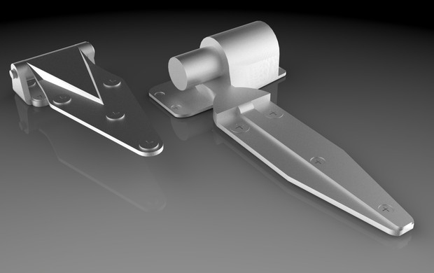 Door hinge pack for trailers