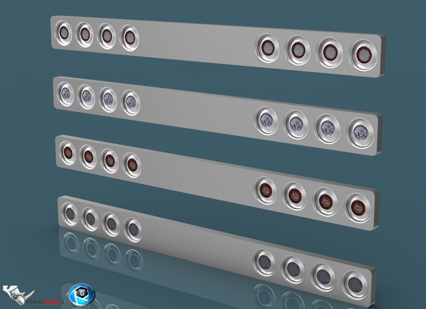 3D Tail Lights V6 pack