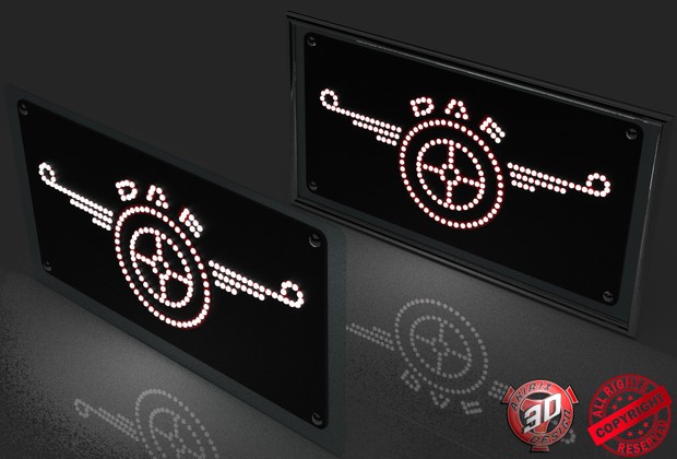 3D Daf Interior Glass Panels Pack
