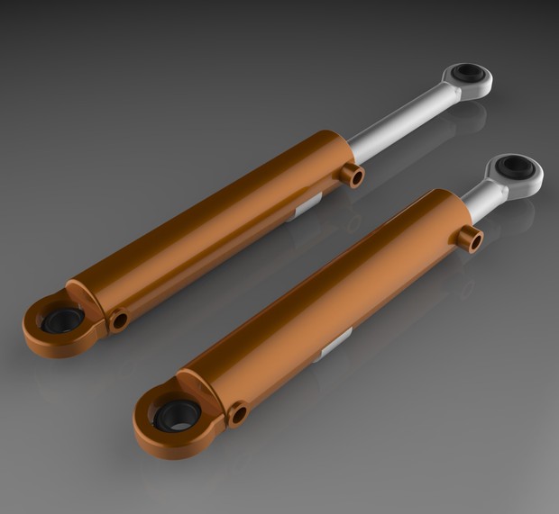 Hydraulic Cilinder 3D model
