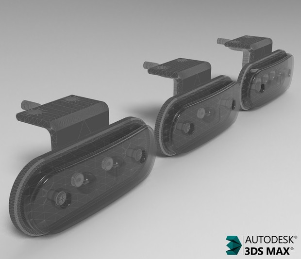 3D SideMarker Lights Model Pack