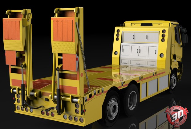 3D Renault K Range Recovery Unit