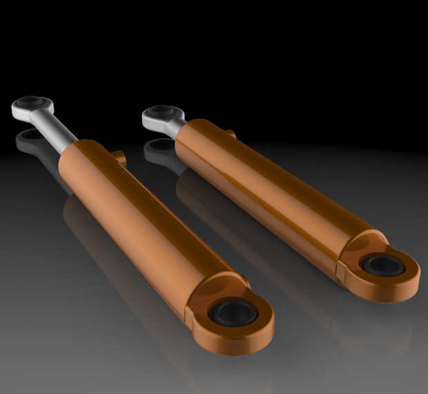 Hydraulic Cilinder 3D model
