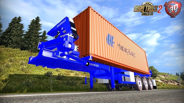 ETS2 Hammar Self Loader Container Trailer