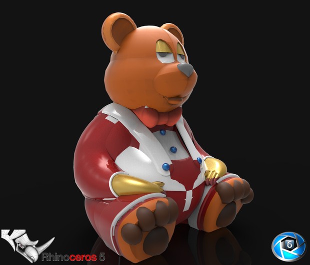 3D bear model (not finished)