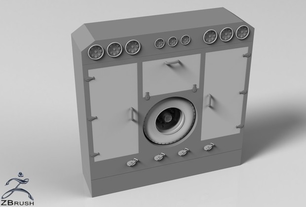 3D Backcabin Cabinets