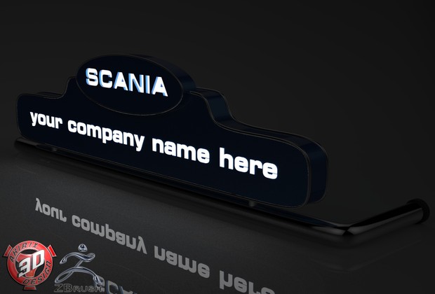 3D Scania LedBoard Model
