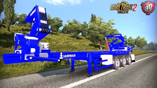 ETS2 Hammar Self Loader Container Trailer