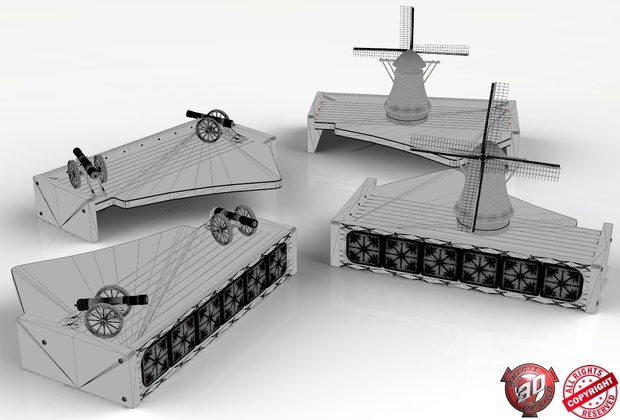3D Led Scania Table Pack